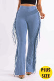 Curvy Fringe Pants